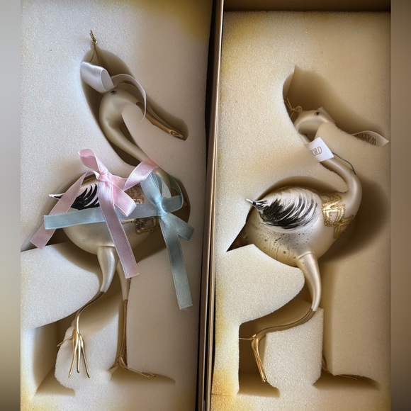 Set of 3 Waterford Heirloom Storks - Picture 7 of 10